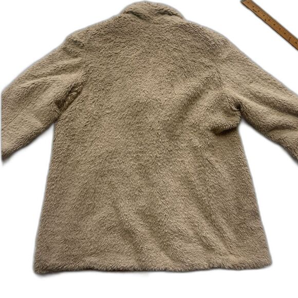 Women's Kenneth Cole Monkey Soft COZY Textured Faux Fur Coat PLUS SIZE 2X - Picture 4 of 9